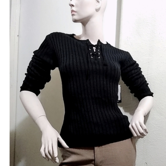Lond sleeve Sweater by Lennie lny new York (c1) - Picture 3 of 4